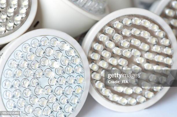 led light bulb - led screen close up stock pictures, royalty-free photos & images