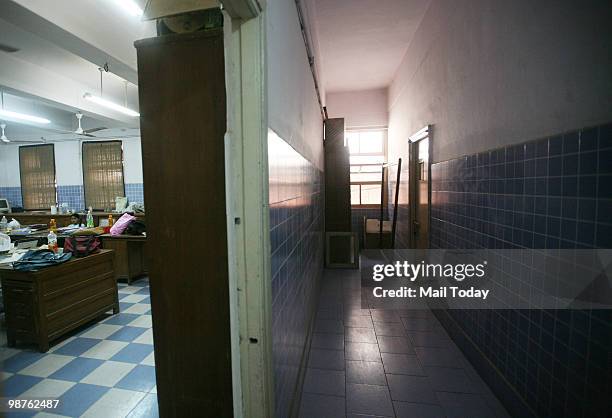 The chemistry department of Delhi University, where the radioactive gamma machine was under lock for years before it was finally disposed off earlier...