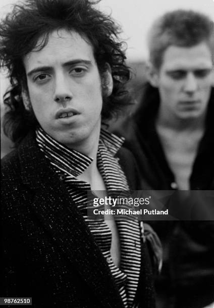 Guitarist Mick Jones and bassist Paul Simonon, of English punk rock group The Clash, New York, 1978.