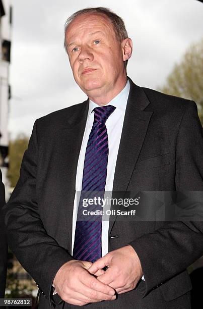 Damian Green, the Conservative's Shadow Immigration Minister, campaigns in Camden on April 30, 2010 in London, England. Politicians are continuing to...