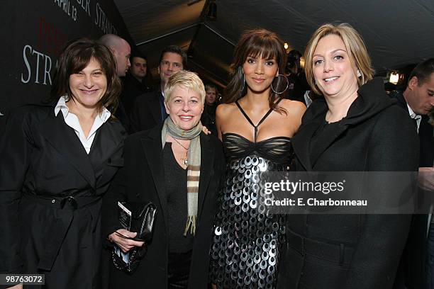 Sony's Amy Pascal, ICM's Tony Howard, Halle Berry and Exec. Producer Deborah Schindler