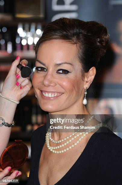 Tara Palmer-Tomkinson launches ARTDECO - a new German beauty store at Brent Cross Shopping Centre on April 30, 2010 in London, England.