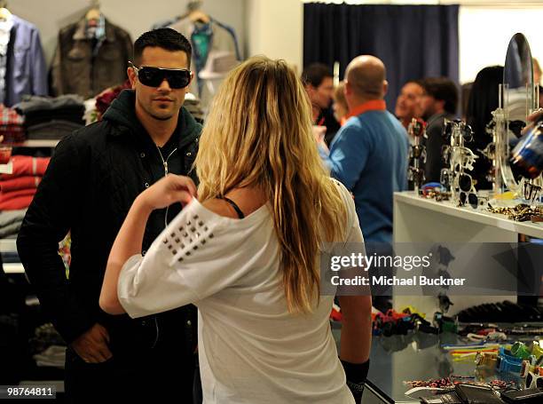 Actor Jesse Metcalfe attends the K-Swiss Party to launch the Vintage California Collection at Kitson on April 29, 2010 in Malibu, California.