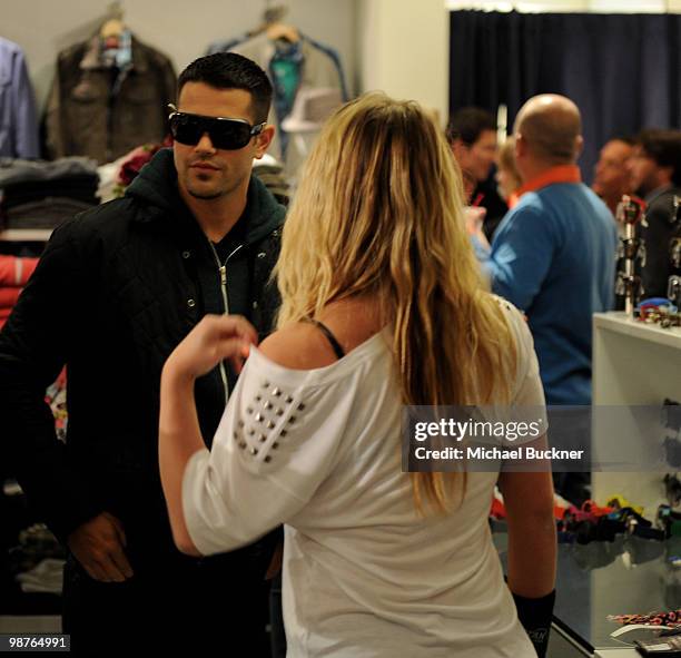 Actor Jesse Metcalfe attends the K-Swiss Party to launch the Vintage California Collection at Kitson on April 29, 2010 in Malibu, California.