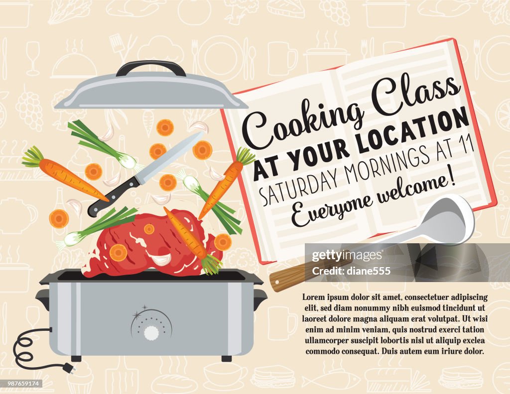 Cooking Class template