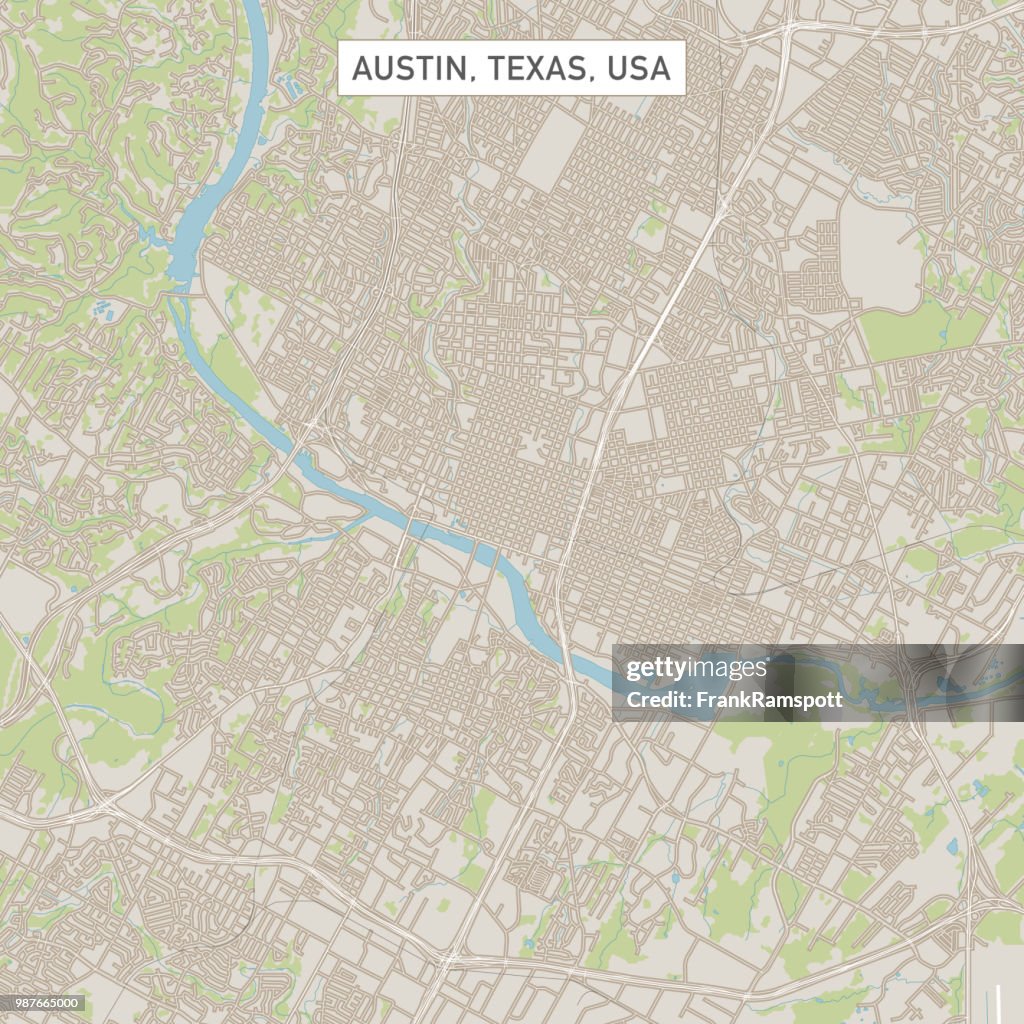 Austin, Texas U.S. City Voir le plan