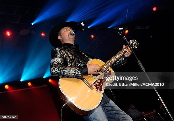 Recording artist John Rich performs during the Academy of Country Music Awards All-Star Jam at the MGM Grand Hotel/Casino April 18, 2010 in Las...