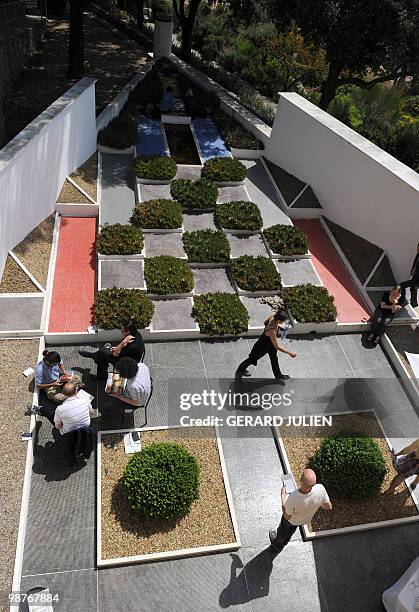 Picture taken on April 30, 2010 of the Villa Noailles in Hyeres, southern France, who hosts until May 3 the 25th fashion festival. AFP PHOTO / GERARD...