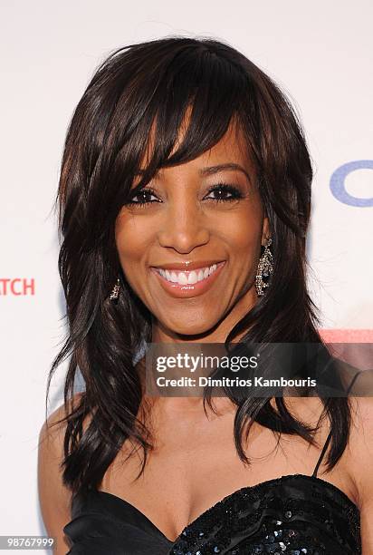 Shaun Robinson attends DKMS' 4th Annual Gala: Linked Against Leukemia at Cipriani 42nd Street on April 29, 2010 in New York City.