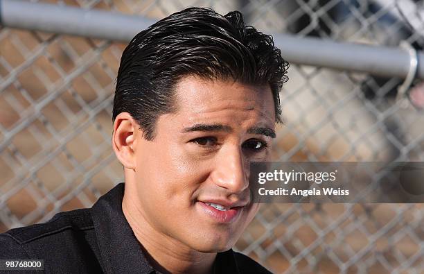 Host Mario Lopez attends the Los Angeles 'No Phone Zone' rally hosted by 'The Oprah Winfrey Show', KABC-TV and RADD at John Marshall High School on...