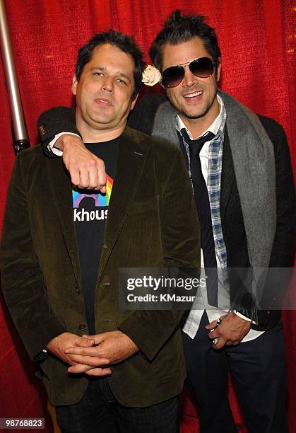 Jeff Tremaine and Johnny Knoxville