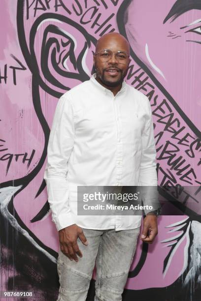 Nice attends the performance "HerO: A Work in Progress" with Omari Hardwick at The Billie Holiday Theater on June 29, 2018 in Brooklyn, New York.