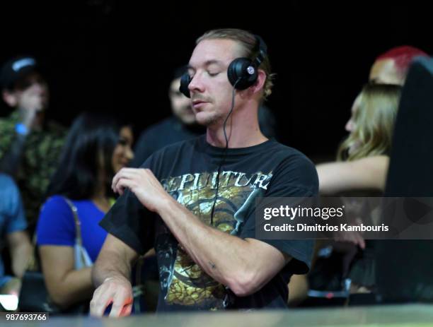 Diplo performs during HQ2 Opening Night at Ocean Resort Casino on June 29, 2018 in Atlantic City, New Jersey.