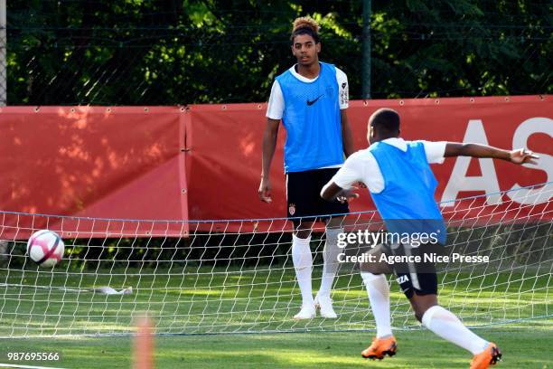 Willem Geubbels of Monaco during the pre season training session on June 29, 2018 in Monaco, Monaco.