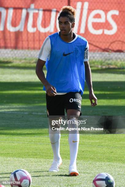 Willem Geubbels of Monaco during the pre season training session on June 29, 2018 in Monaco, Monaco.