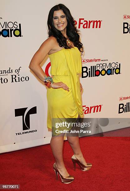 Nelly Furtado arrives at the 2010 Billboard Latin Music Awards at Coliseo de Puerto Rico Jos? Miguel Agrelot on April 29, 2010 in San Juan, Puerto...