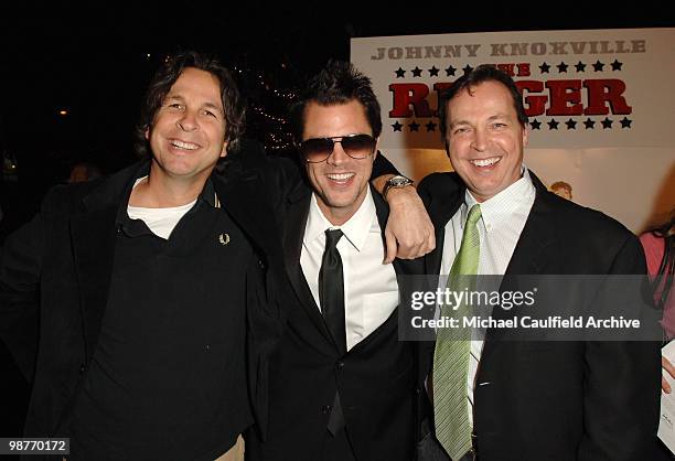 Peter Farrelly, Producer, Johnny Knoxville, and Bobby Farrelly, Producer