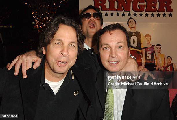 Peter Farrelly, Producer, Johnny Knoxville, and Bobby Farrelly, Producer