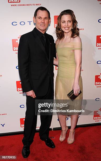 Of Coty Inc. Bernd Beetz and actress Melissa George attend DKMS' 4th Annual Gala: Linked Against Leukemia at Cipriani 42nd Street on April 29, 2010...