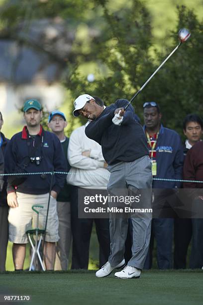 Quail Hollow Championship: Tiger Woods in action during Wednesday Pro-Am at Quail Hollow Club. Charlotte, NC 4/28/2010 CREDIT: Mike Ehrmann