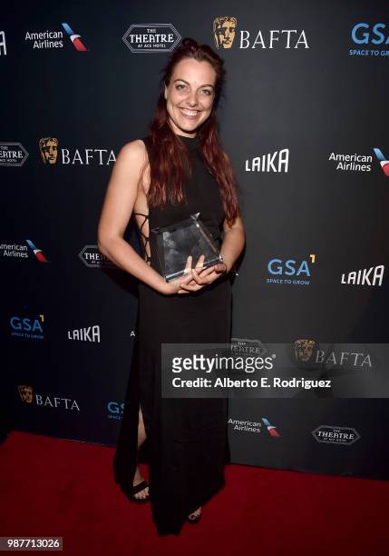Lucia Bulgheroni, winner of the BAFTA Special Jury Prize presented by LAIKA attends the BAFTA Student Film Awards presented by Global Student...