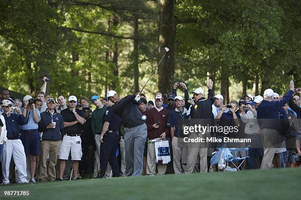 Quail Hollow Championship: Tiger Woods in action during Wednesday Pro-Am at Quail Hollow Club. Charlotte, NC 4/28/2010 CREDIT: Mike Ehrmann