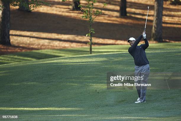 Quail Hollow Championship: Tiger Woods in action during Wednesday Pro-Am at Quail Hollow Club. Charlotte, NC 4/28/2010 CREDIT: Mike Ehrmann