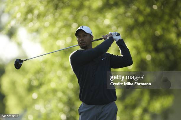 Quail Hollow Championship: Tiger Woods in action during Wednesday Pro-Am at Quail Hollow Club. Charlotte, NC 4/28/2010 CREDIT: Mike Ehrmann