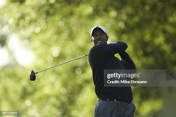 Quail Hollow Championship: Tiger Woods in action during Wednesday Pro-Am at Quail Hollow Club. Charlotte, NC 4/28/2010 CREDIT: Mike Ehrmann