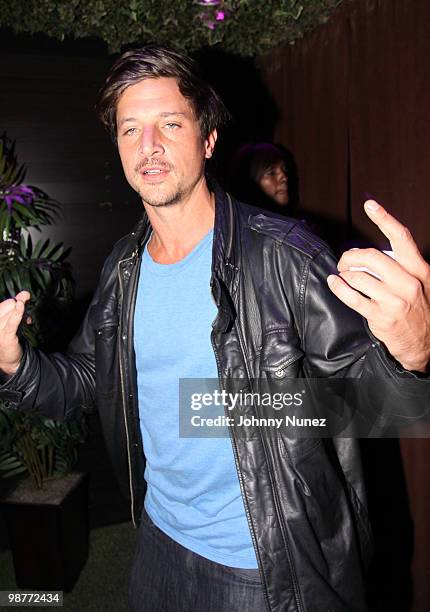 Actor Simon Rex visits Greenhouse on April 29, 2010 in New York City.