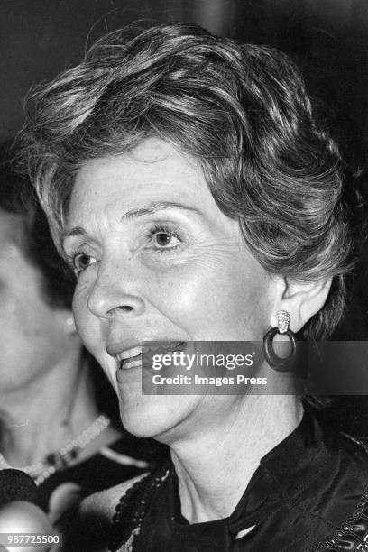 Nancy Reagan circa 1980 in New York.