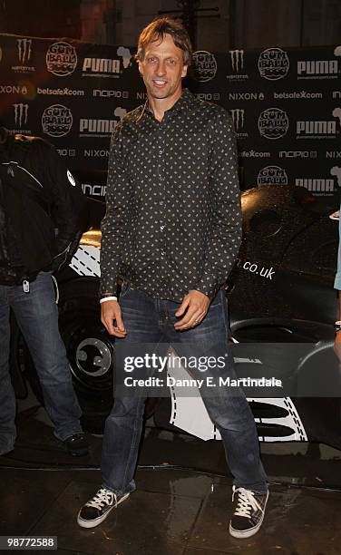 Tony Hawk attends the launch party for The Gumball 300 Rally on April 30, 2010 in London, England.