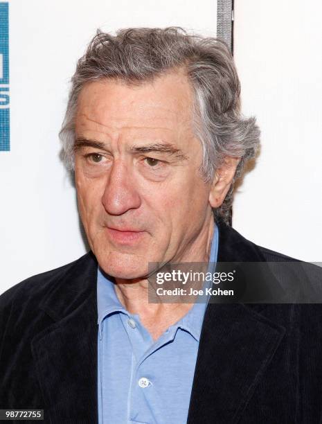 Tribeca Film Festival co-founder Robert de Niro attends the "Freakonomics" premiere during the 9th Annual Tribeca Film Festival at the Tribeca...