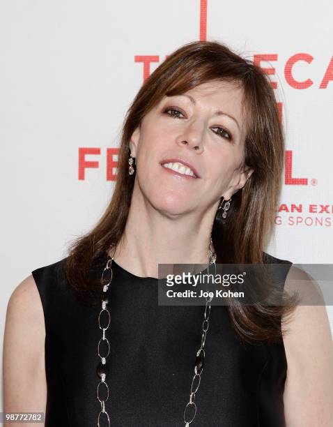 Tribeca Film Festival co-founder Jane Rosenthal attends the "Freakonomics" premiere during the 9th Annual Tribeca Film Festival at the Tribeca...