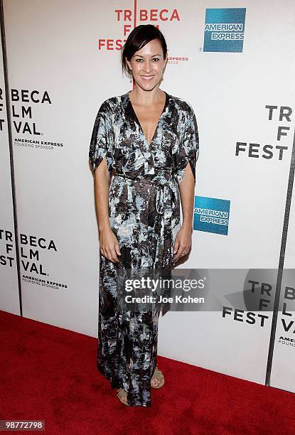 Filmmaker Maggie Kiley attends the "Freakonomics" premiere during the 9th Annual Tribeca Film Festival at the Tribeca Performing Arts Center on April...