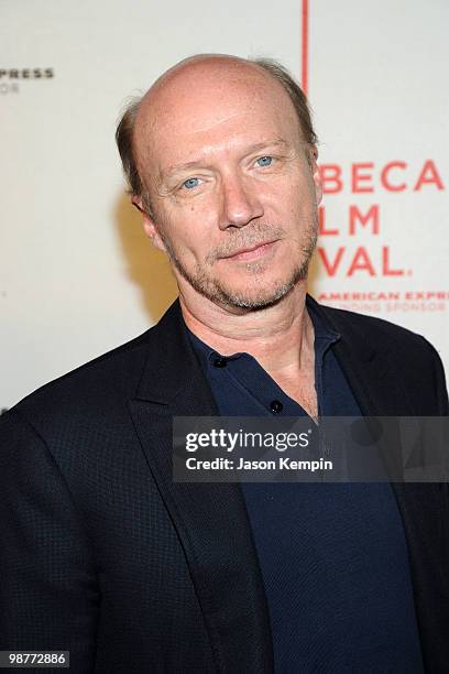 Filmmaker Paul Haggis attends the Closing Gala: "Freakonomics" during the 2010 Tribeca Film Festival at the Tribeca Performing Arts Center on April...