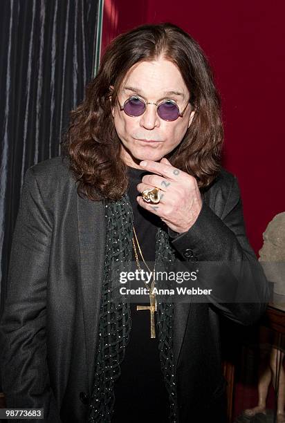 Ozzy Osbourne at the OZZFEST 2010 Press Conference on April 30, 2010 in Los Angeles, California.