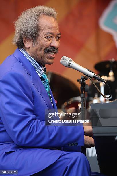 Allen Toussaint at the 2010 New Orleans Jazz & Heritage Festival Presented By Shell, at the Fair Grounds Race Course on April 30, 2010 in New...