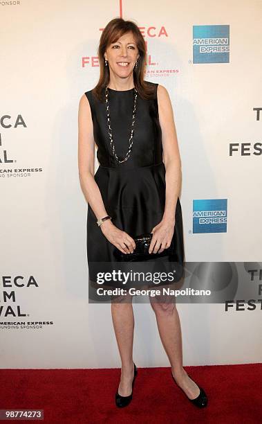 Tribeca Film Festival co-founder Jane Rosenthal attends the "Freakonomics" premiere during the 9th Annual Tribeca Film Festiva at the Tribeca...