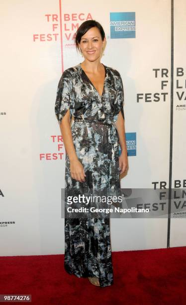 Filmmaker Maggie Kiley attends the "Freakonomics" premiere during the 9th Annual Tribeca Film Festival at the Tribeca Performing Arts Center on April...