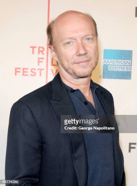 Writer Paul Haggis attends the "Freakonomics" premiere during the 9th Annual Tribeca Film Festival at the Tribeca Performing Arts Center on April 30,...