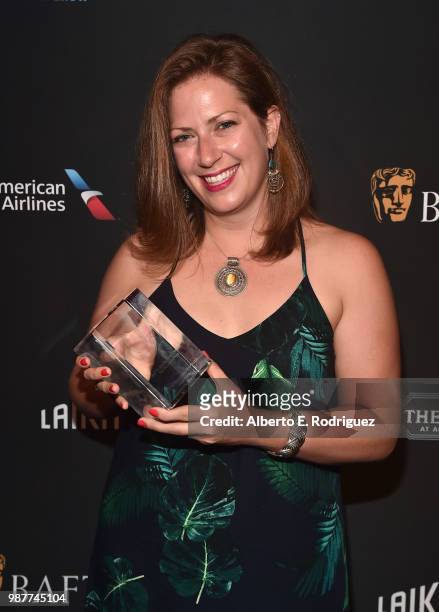 Lindsey Parietti, winner of the BAFTA Student Award for Documentary attends the BAFTA Student Film Awards presented by Global Student Accommodation...