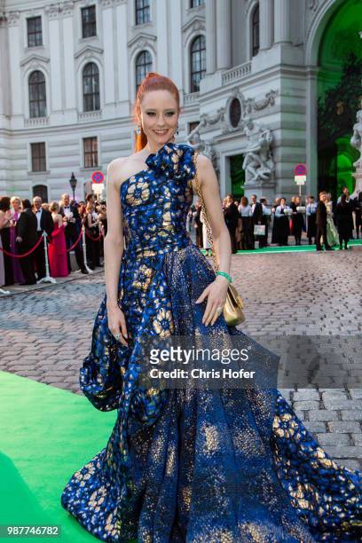 Barbara Meier during the Fete Imperiale 2018 on June 29, 2018 in Vienna, Austria.