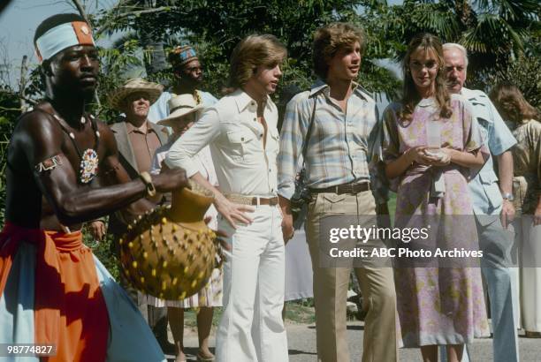 The Mystery of the African Safari" which aired on October 16, 1977. SHAUN CASSIDY;PARKER STEVENSON;ANNE LOCKHART