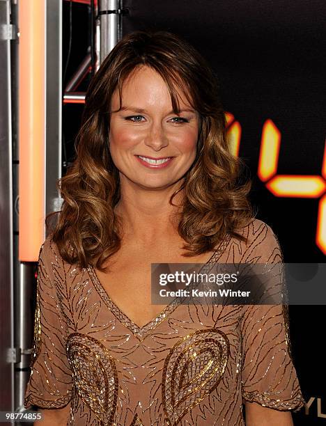 Actress Mary Lynn Rajskub arrives at Fox's "24" Series Finale party held at Boulevard 3 on April 30, 2010 in Hollywood, California.