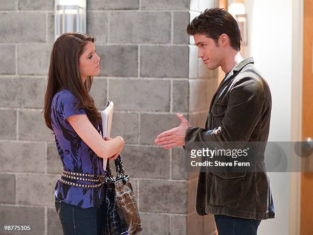 Brittany Underwood and David Gregory in a scene that begins airing the week of April 26, 2010 on Disney General Entertainment Content via Getty...