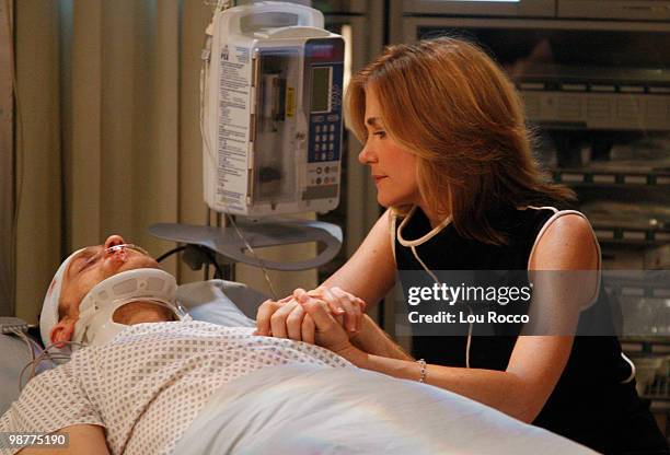 Trevor St. John and Kassie DePaiva in a scene that begins airing the week of April 26, 2010 on Disney General Entertainment Content via Getty Images...