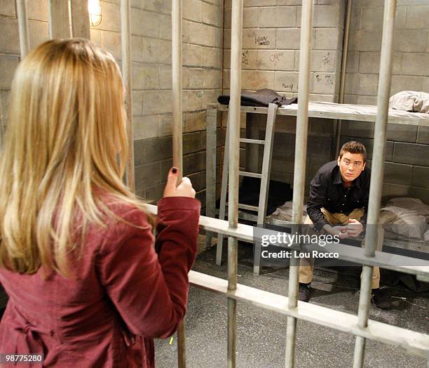 Kristen Alderson and Brandon Buddy in a scene that airs the week of April 26, 2010 on Disney General Entertainment Content via Getty Images Daytime's...