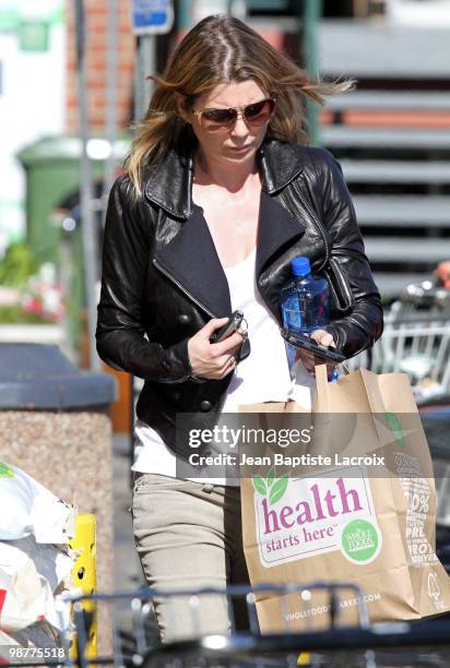 Ellen Pompeo is seen on April 30, 2010 in Los Angeles, California.