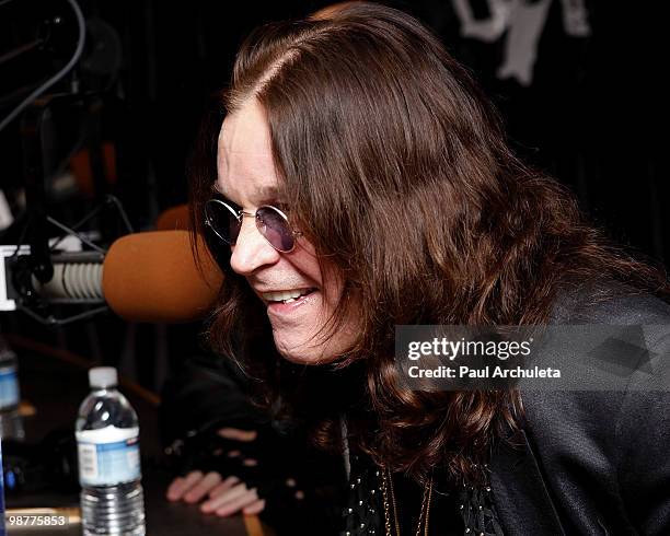 Musician Ozzy Osbourne attends the OzzFest tour announcement press conference on April 30, 2010 in Sherman Oaks, California.